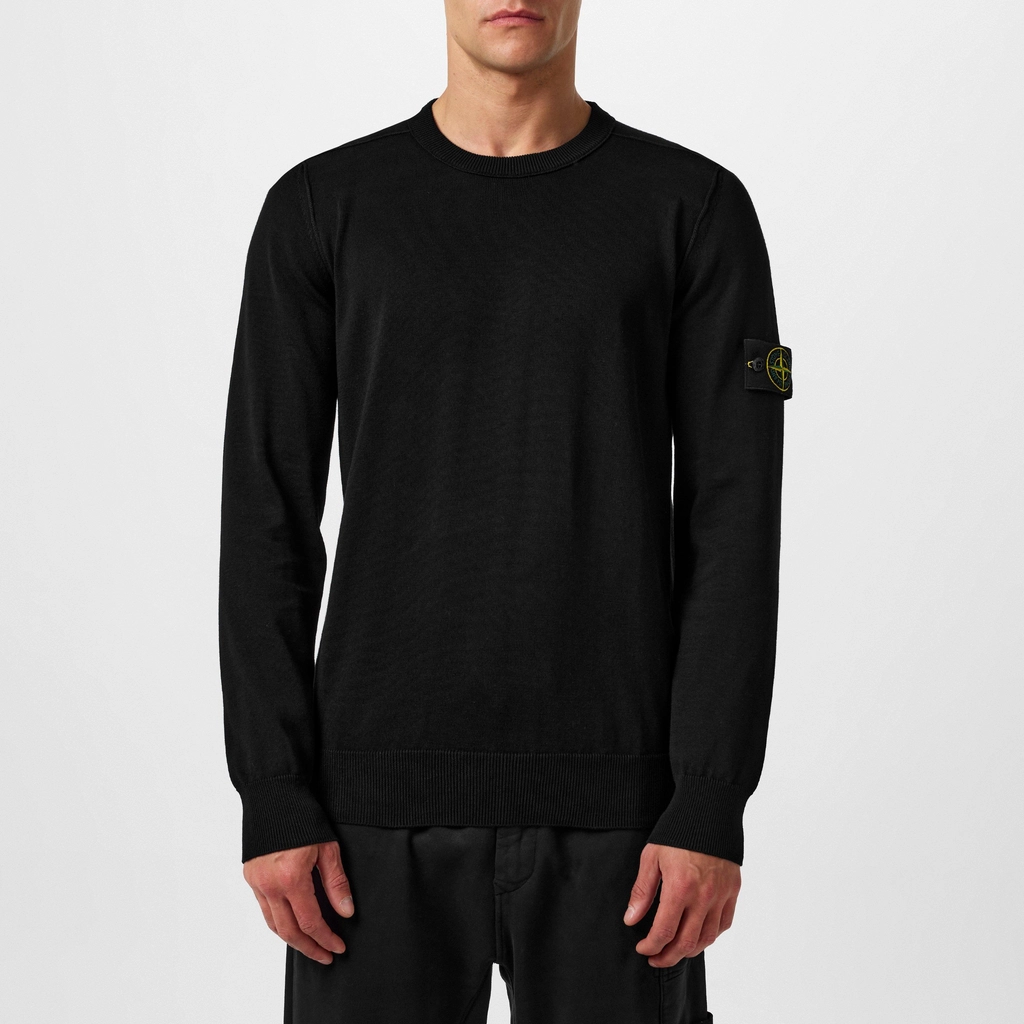 Stone Island Cotton Nylon Knitwear - Nero A0029